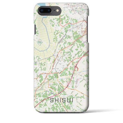 【酒々井（千葉県）】地図柄iPhoneケース（バックカバータイプ）