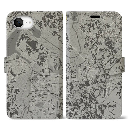 【酒々井（千葉県）】地図柄iPhoneケース（手帳タイプ）