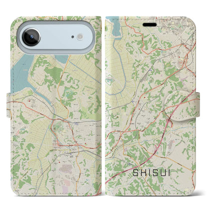 【酒々井（千葉県）】地図柄iPhoneケース（手帳タイプ）