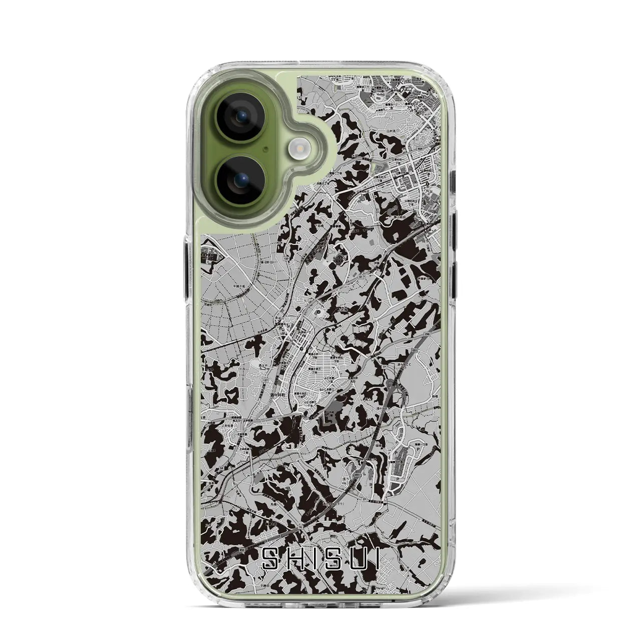 【酒々井（千葉県）】地図柄iPhoneケース（MagSafeタイプ）