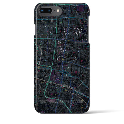 【四天王寺前夕陽ヶ丘（大阪府）】地図柄iPhoneケース（バックカバータイプ）