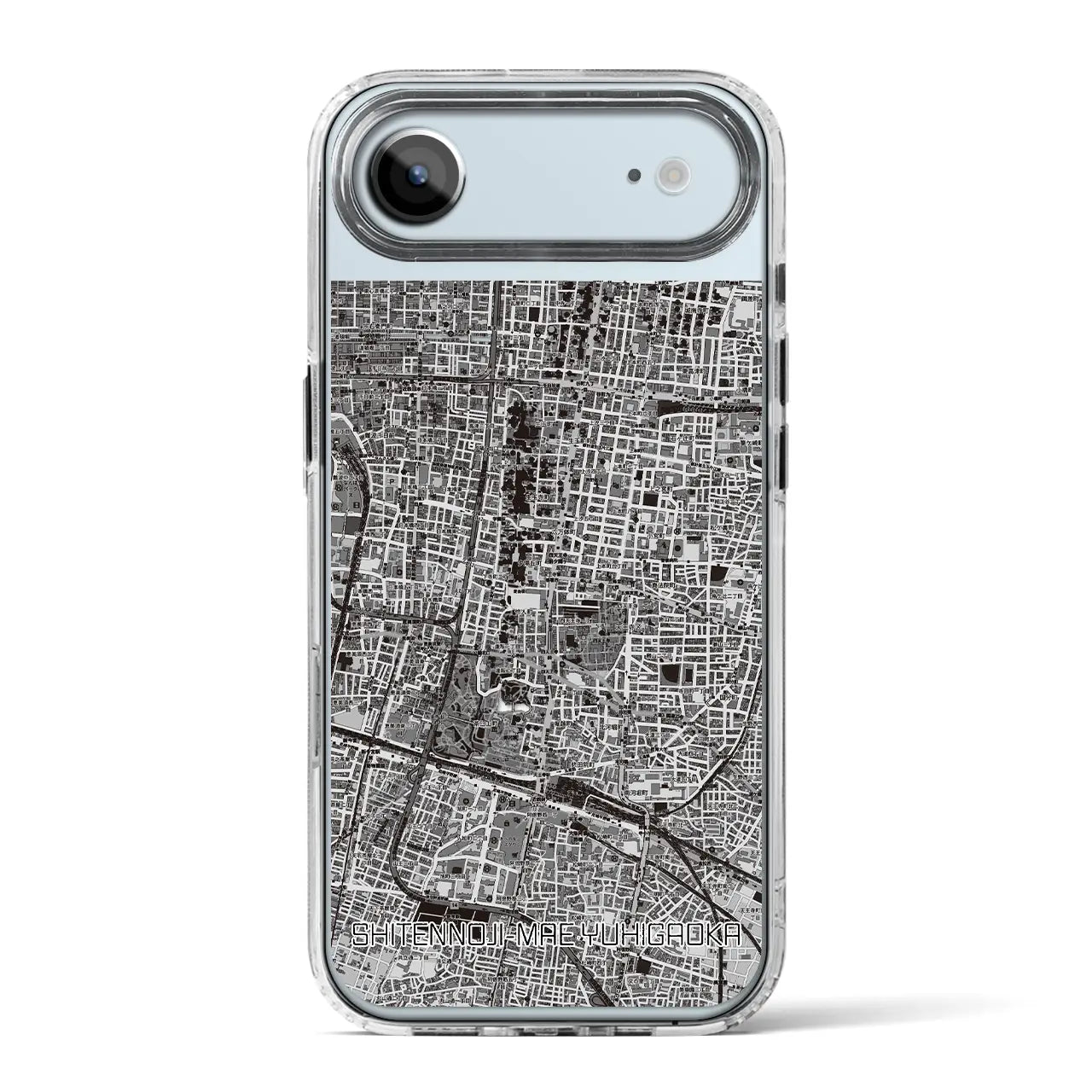 【四天王寺前夕陽ヶ丘（大阪府）】地図柄iPhoneケース（MagSafeタイプ）