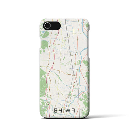 【紫波（岩手県）】地図柄iPhoneケース（バックカバータイプ）