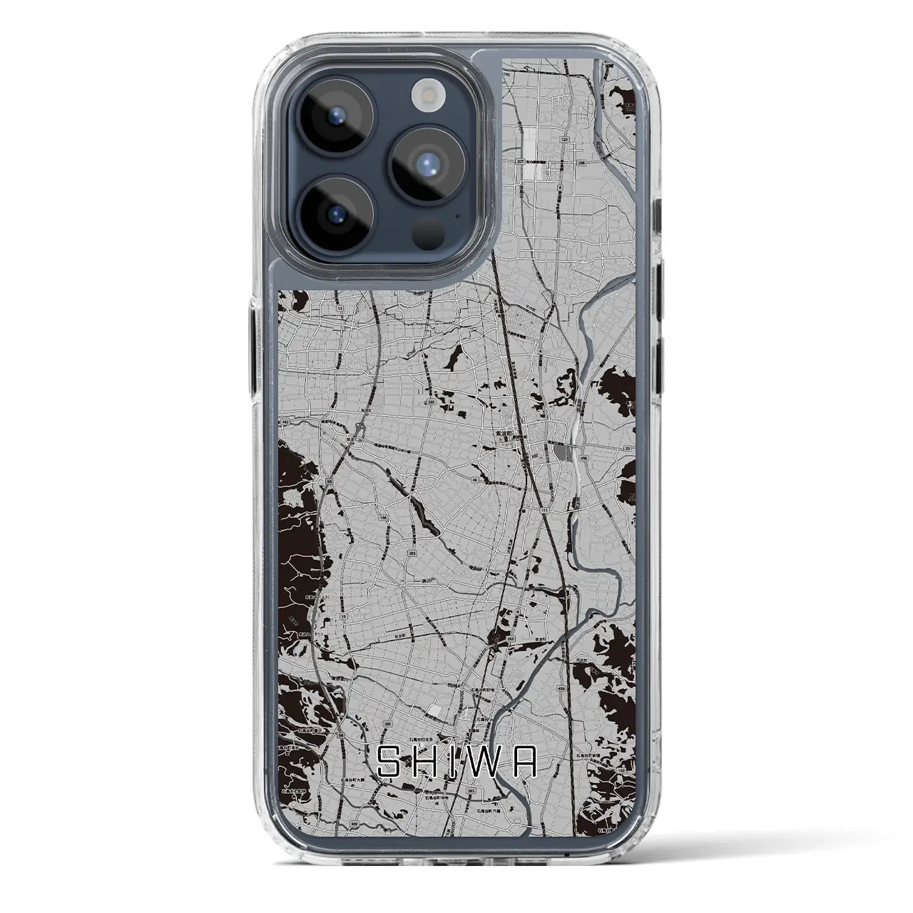 【紫波（岩手県）】地図柄iPhoneケース（MagSafeタイプ）