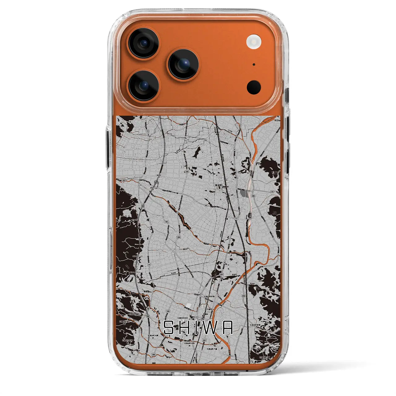 【紫波（岩手県）】地図柄iPhoneケース（MagSafeタイプ）