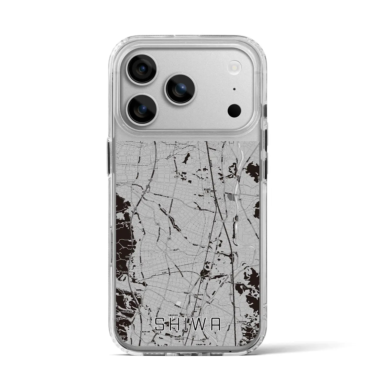 【紫波（岩手県）】地図柄iPhoneケース（MagSafeタイプ）