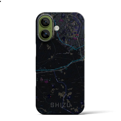 【志津（千葉県）】地図柄iPhoneケース（バックカバータイプ）