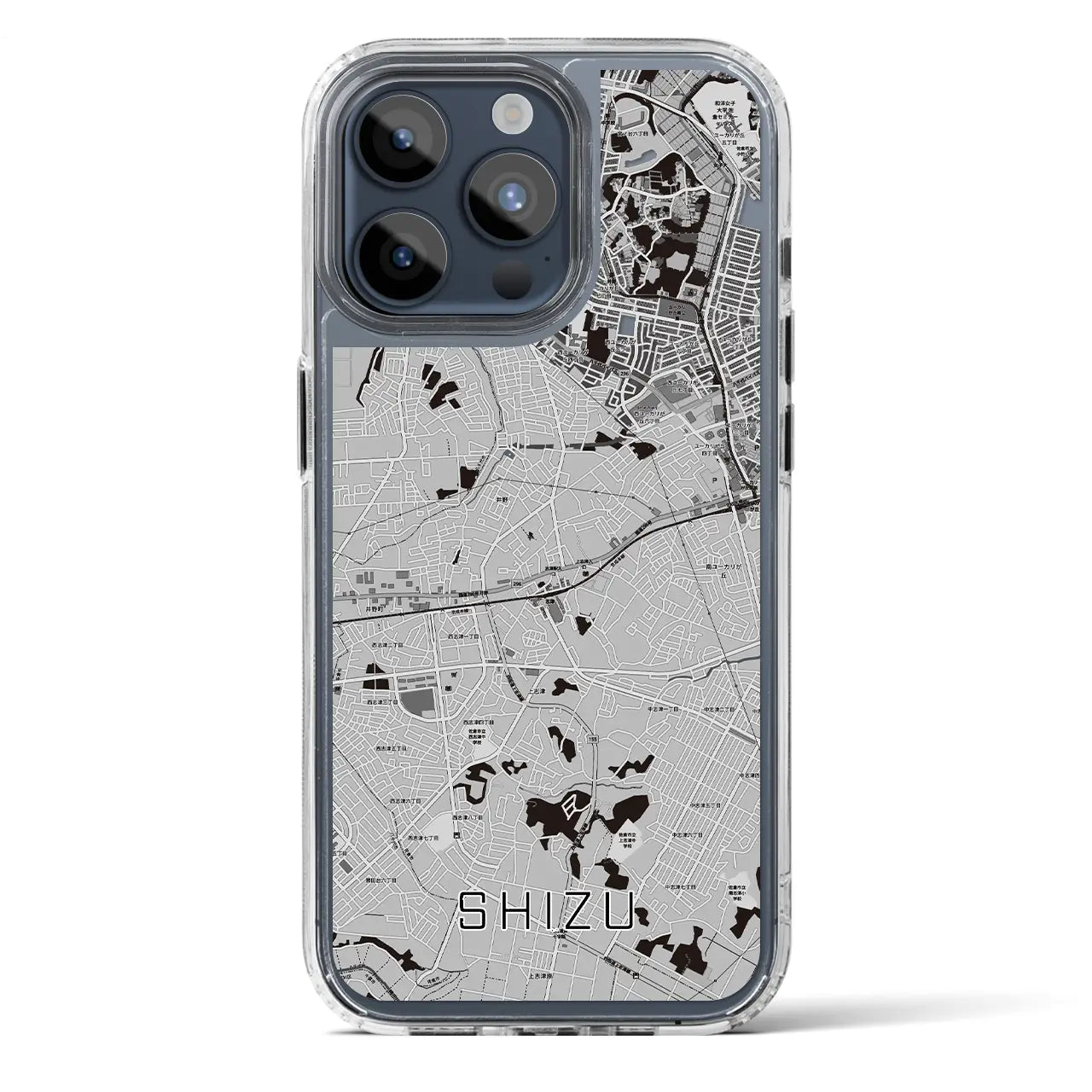 【志津（千葉県）】地図柄iPhoneケース（MagSafeタイプ）