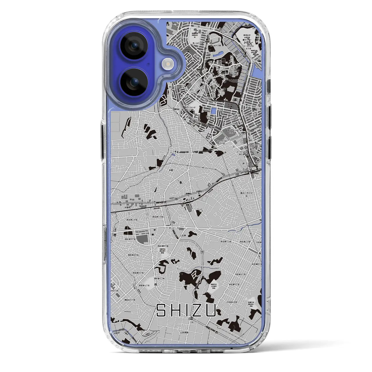 【志津（千葉県）】地図柄iPhoneケース（MagSafeタイプ）