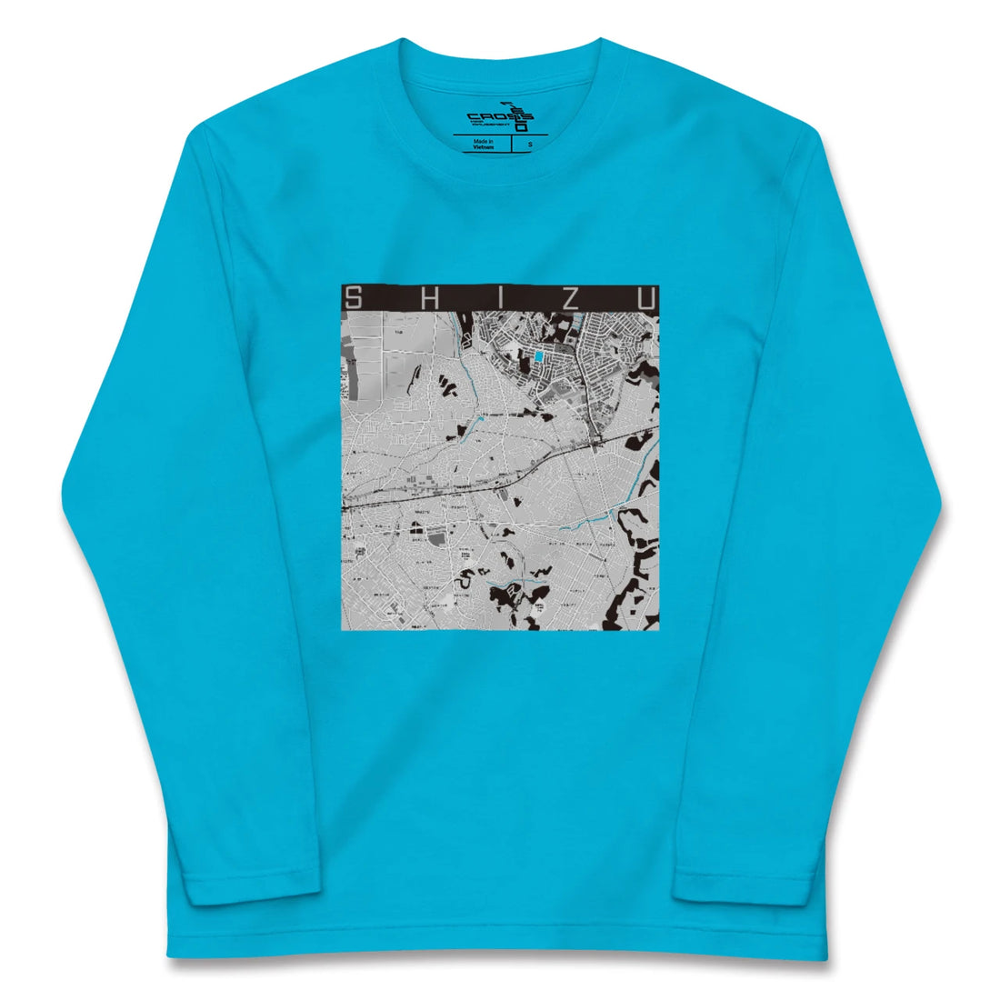 【志津（千葉県）】地図柄ロングスリーブTシャツ