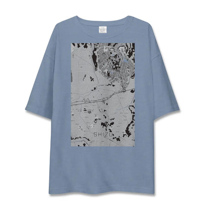 【志津（千葉県）】地図柄ビッグシルエットTシャツ