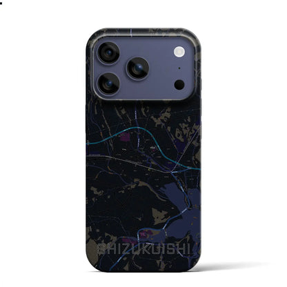 【雫石（岩手県）】地図柄iPhoneケース（バックカバータイプ）