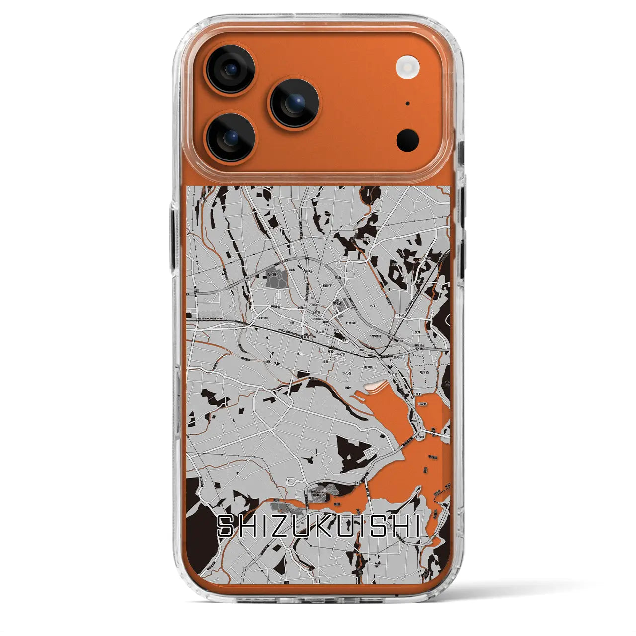 【雫石（岩手県）】地図柄iPhoneケース（MagSafeタイプ）