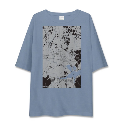 【雫石（岩手県）】地図柄ビッグシルエットTシャツ