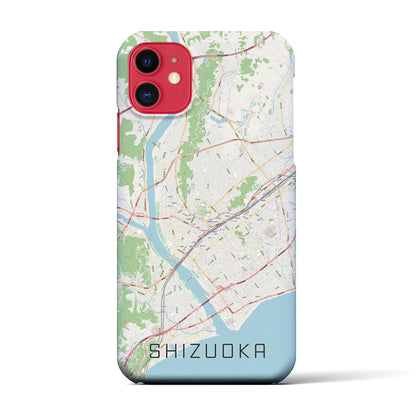 【静岡（静岡県）】地図柄iPhoneケース（バックカバータイプ）