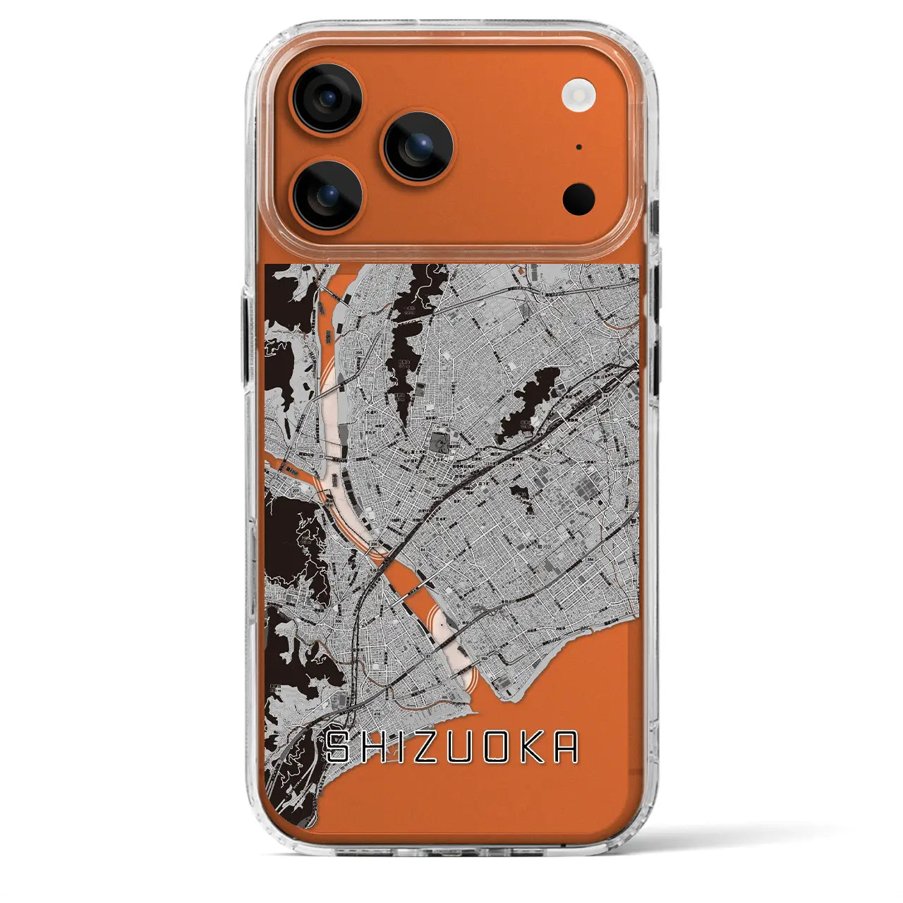 【静岡（静岡県）】地図柄iPhoneケース（MagSafeタイプ）