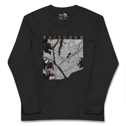 【静岡（静岡県）】地図柄ロングスリーブTシャツ