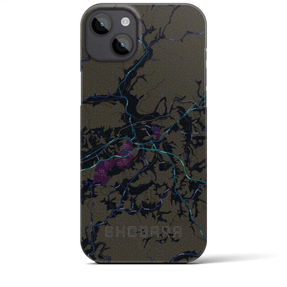 【庄原（広島県）】地図柄iPhoneケース（バックカバータイプ）