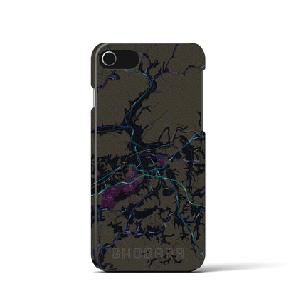 【庄原（広島県）】地図柄iPhoneケース（バックカバータイプ）