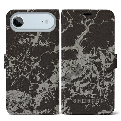 【庄原（広島県）】地図柄iPhoneケース（手帳タイプ）