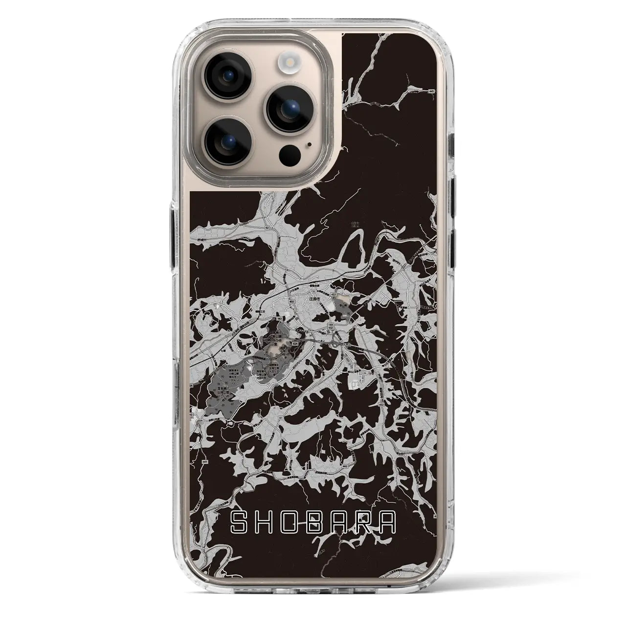 【庄原（広島県）】地図柄iPhoneケース（MagSafeタイプ）