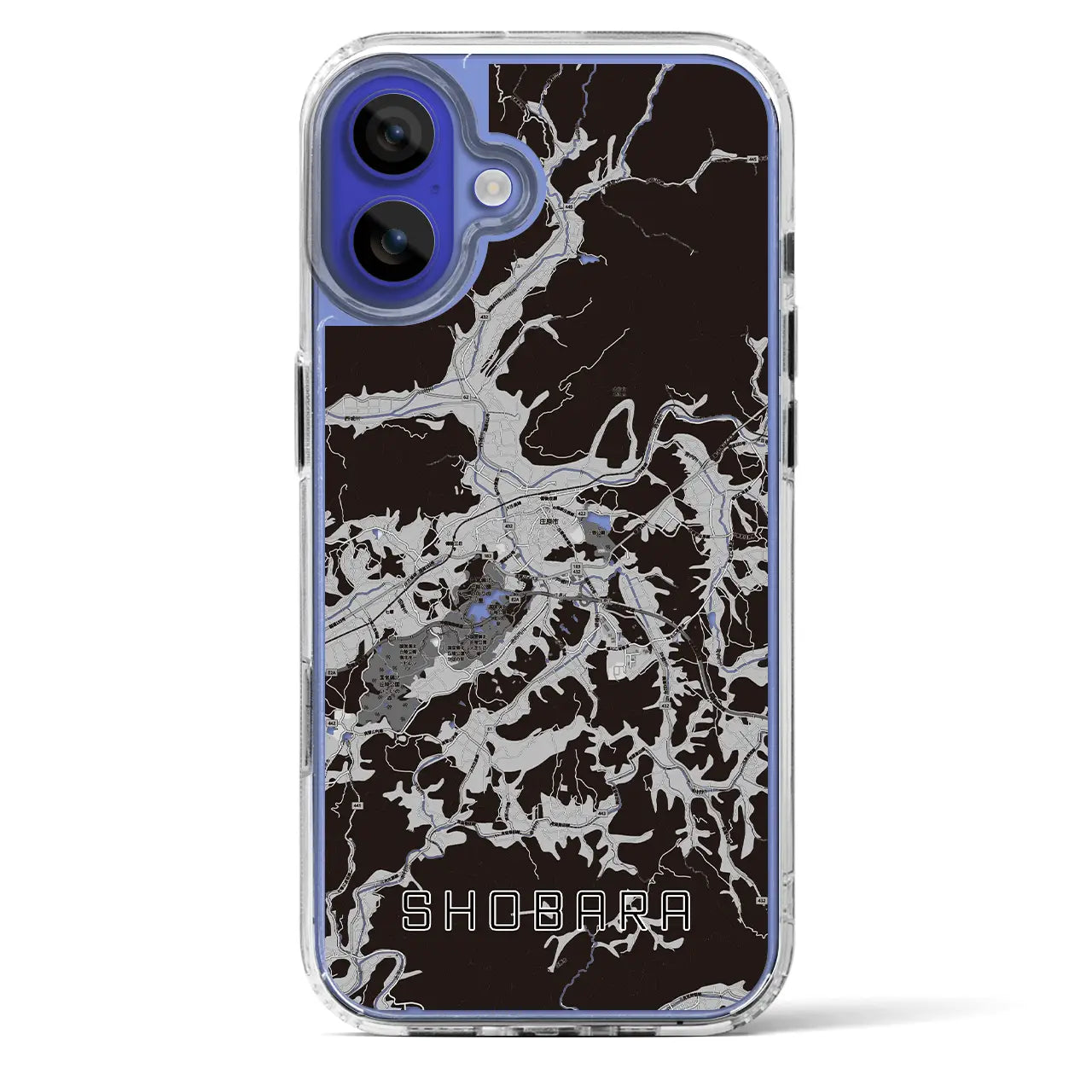 【庄原（広島県）】地図柄iPhoneケース（MagSafeタイプ）