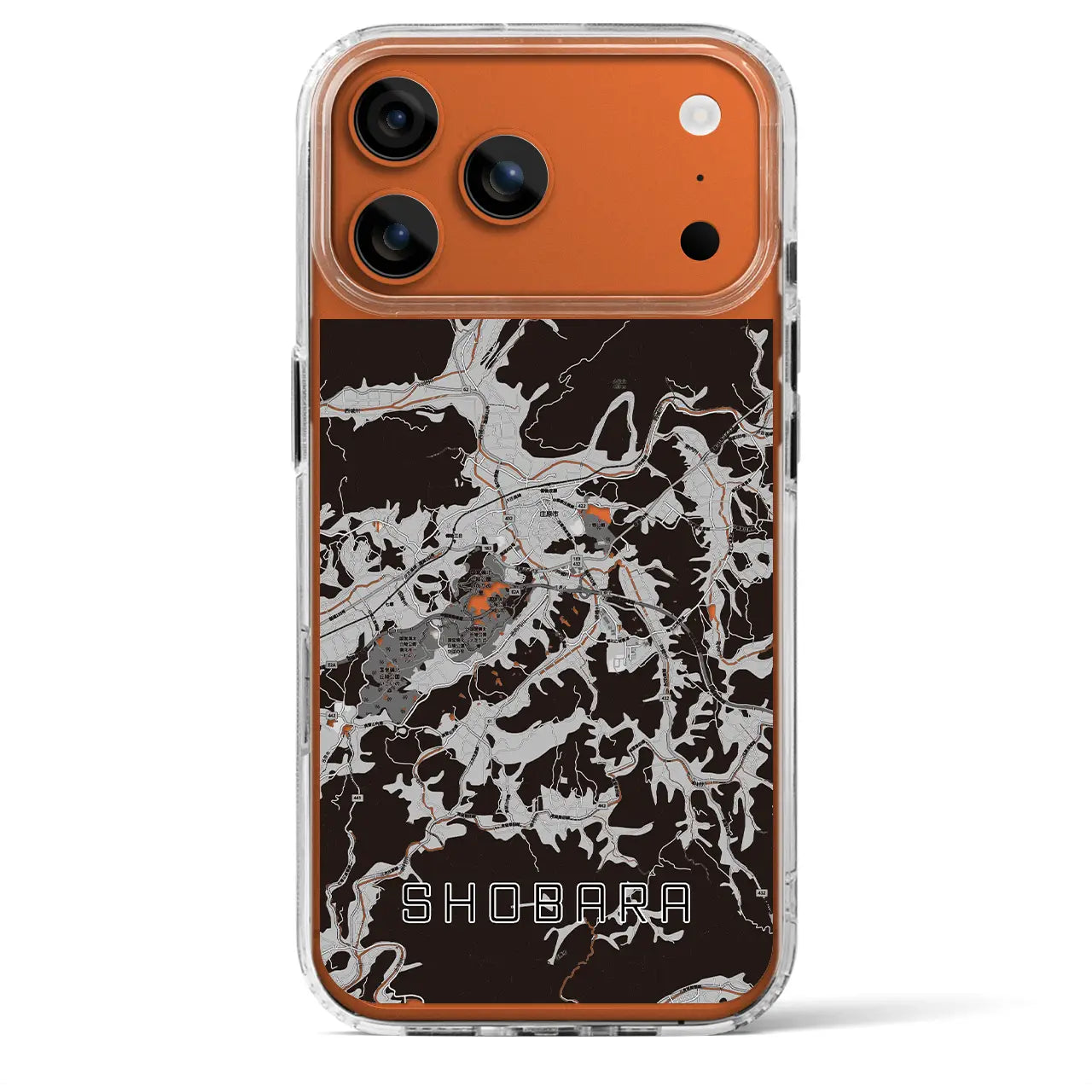 【庄原（広島県）】地図柄iPhoneケース（MagSafeタイプ）