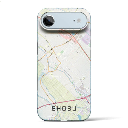 【菖蒲（埼玉県）】地図柄iPhoneケース（バックカバータイプ）