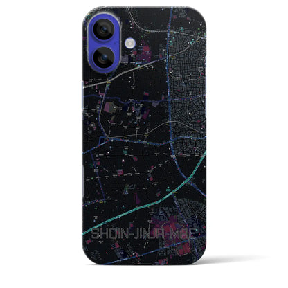 【松陰神社前（東京都）】地図柄iPhoneケース（バックカバータイプ）