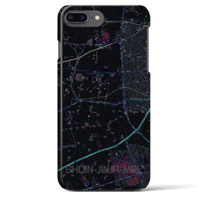 【松陰神社前（東京都）】地図柄iPhoneケース（バックカバータイプ）