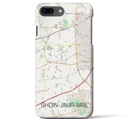 【松陰神社前（東京都）】地図柄iPhoneケース（バックカバータイプ）