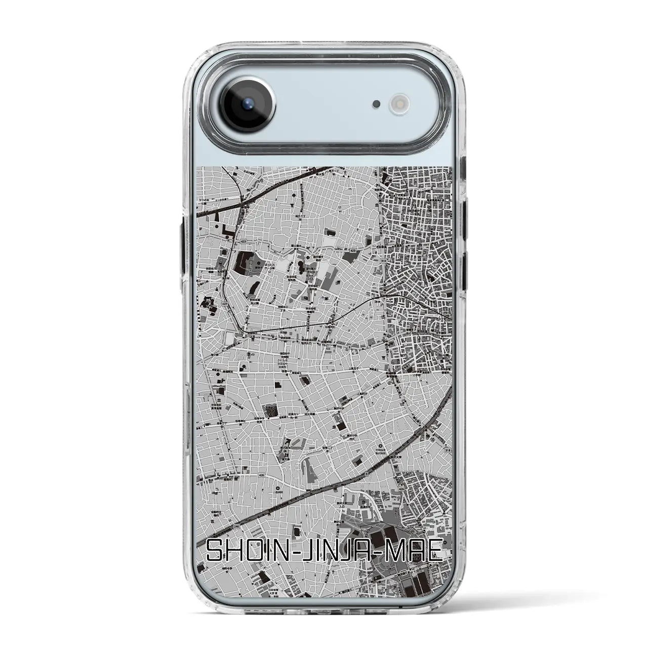 【松陰神社前（東京都）】地図柄iPhoneケース（MagSafeタイプ）