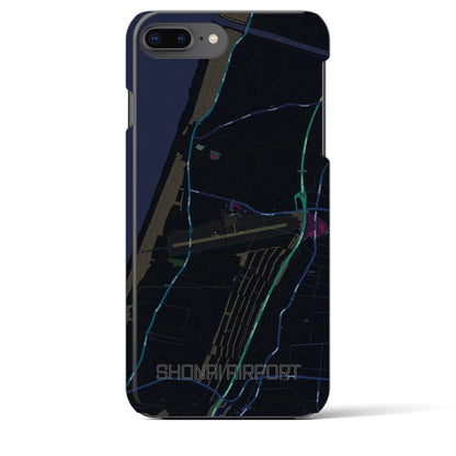 【庄内空港（山形県）】地図柄iPhoneケース（バックカバータイプ）