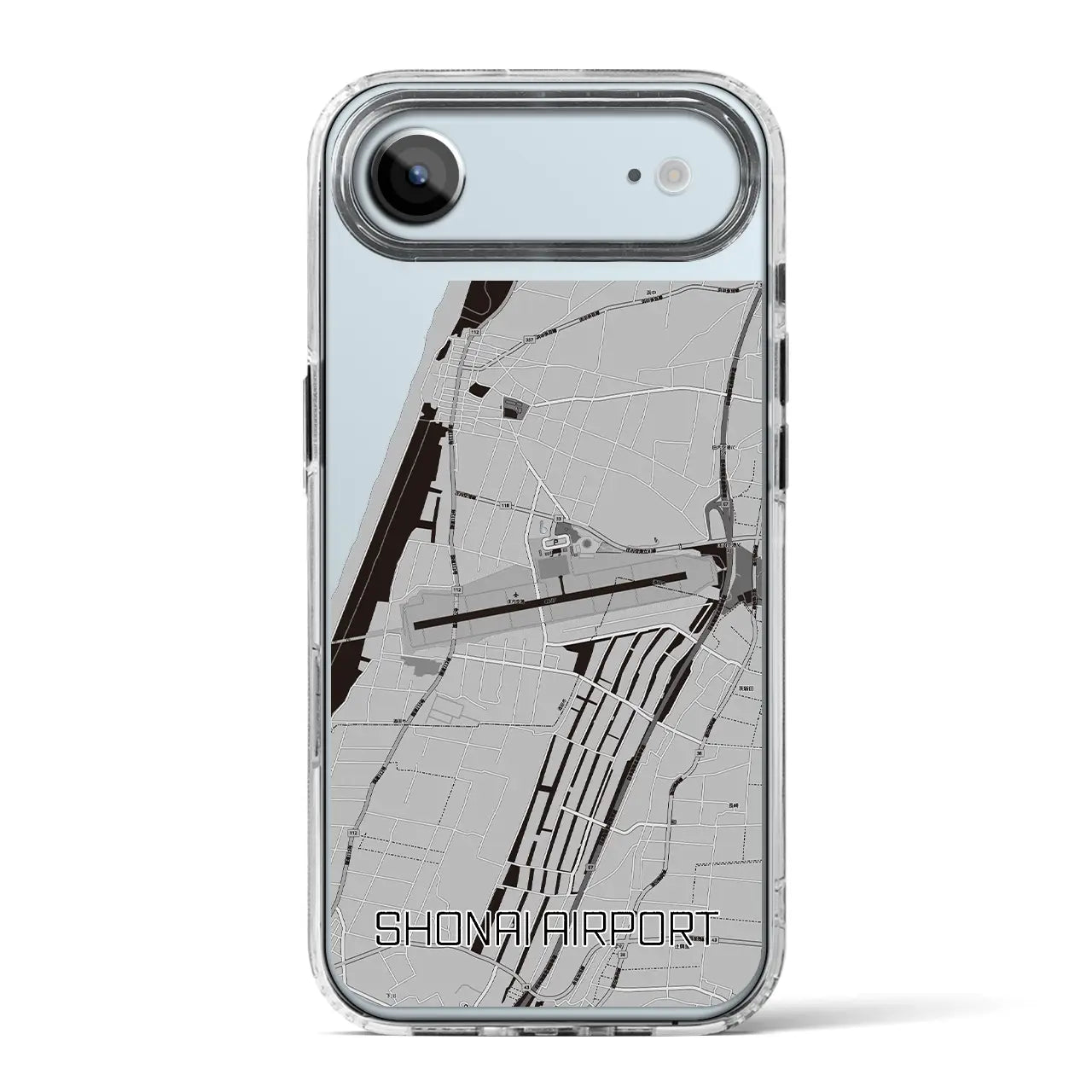 【庄内空港（山形県）】地図柄iPhoneケース（MagSafeタイプ）