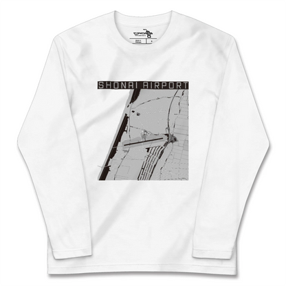 【庄内空港（山形県）】地図柄ロングスリーブTシャツ