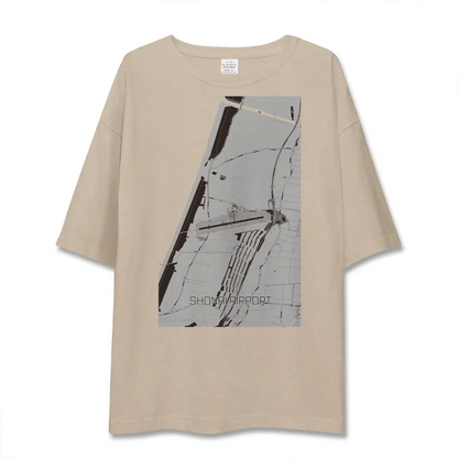 【庄内空港（山形県）】地図柄ビッグシルエットTシャツ