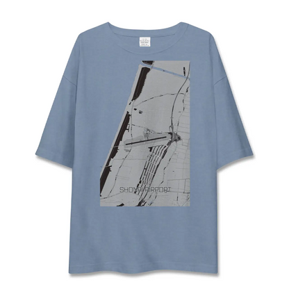 【庄内空港（山形県）】地図柄ビッグシルエットTシャツ