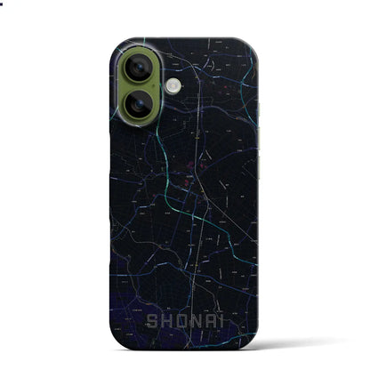 【庄内（山形県）】地図柄iPhoneケース（バックカバータイプ）