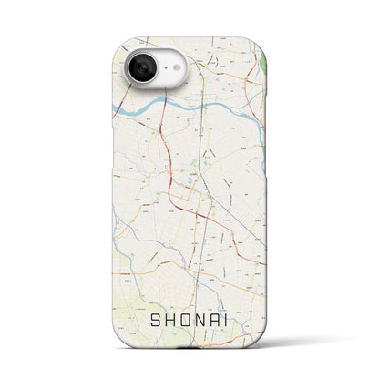 【庄内（山形県）】地図柄iPhoneケース（バックカバータイプ）