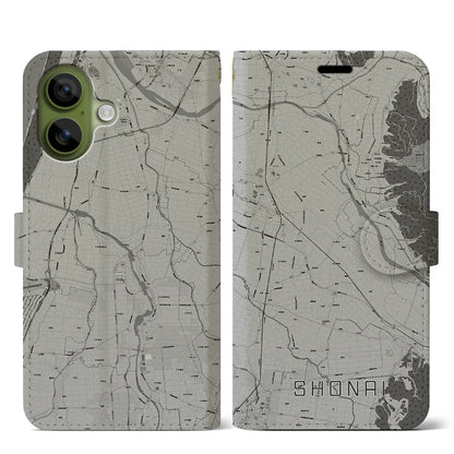 【庄内（山形県）】地図柄iPhoneケース（手帳タイプ）