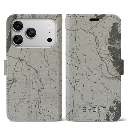 【庄内（山形県）】地図柄iPhoneケース（手帳タイプ）