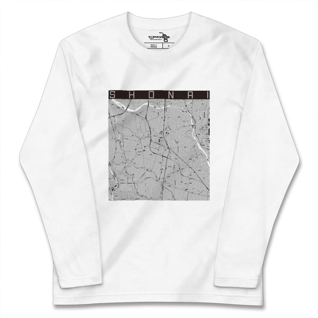 【庄内(山形県)】地図柄ロングスリーブTシャツ