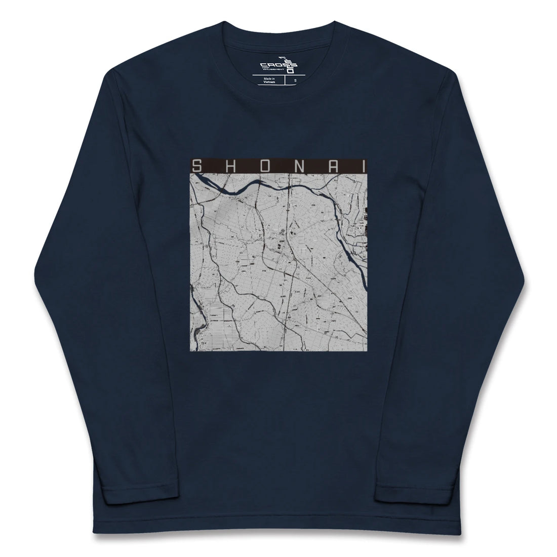 【庄内（山形県）】地図柄ロングスリーブTシャツ