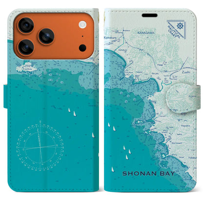 【湘南海岸（神奈川県）】海図iPhoneケース（手帳タイプ）