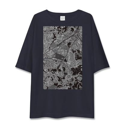 【湘南深沢（神奈川県）】地図柄ビッグシルエットTシャツ