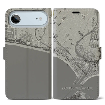 【湘南海岸公園（神奈川県）】地図柄iPhoneケース（手帳タイプ）