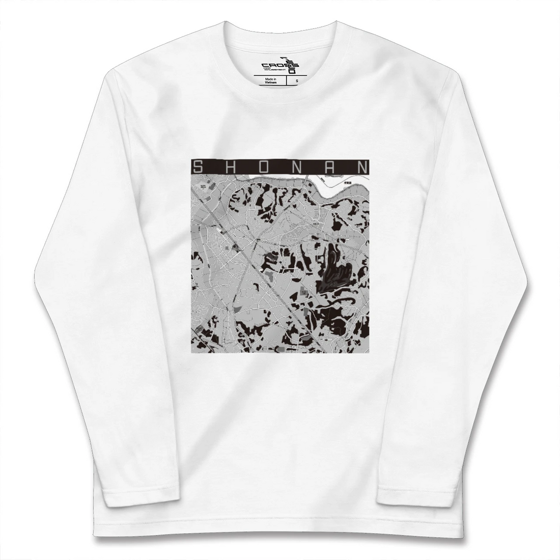 【沼南(千葉県)】地図柄ロングスリーブTシャツ