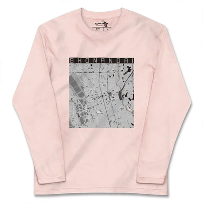 【湘南台（神奈川県）】地図柄ロングスリーブTシャツ