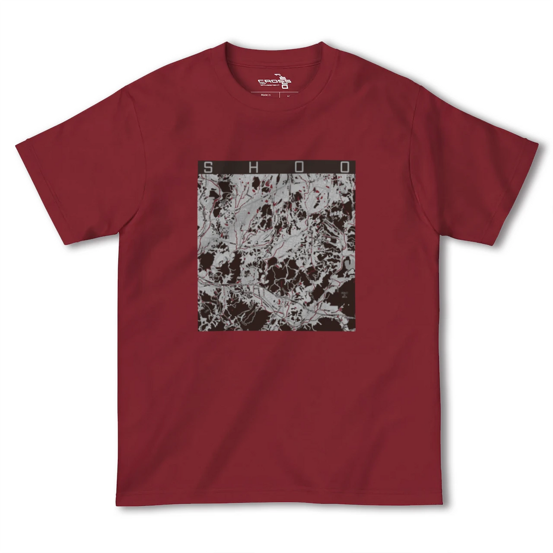 【勝央（岡山県）】地図柄ヘビーウェイトTシャツ