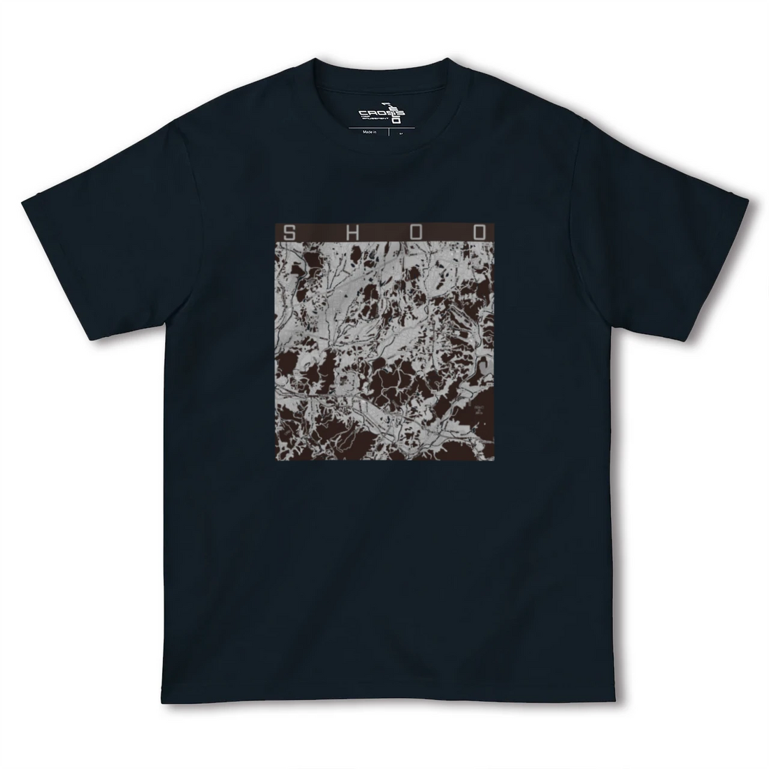 【勝央（岡山県）】地図柄ヘビーウェイトTシャツ